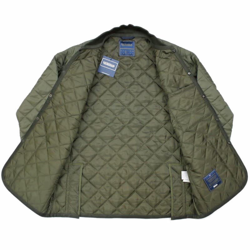 [LAVENHAM MENS] ボンバー レイドン：OLIVE GREEN