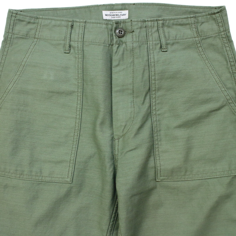 [JAPAN BLUE JEANS] JB1500 モダンミリタリーベイカーパンツ：OD（OLIVE）