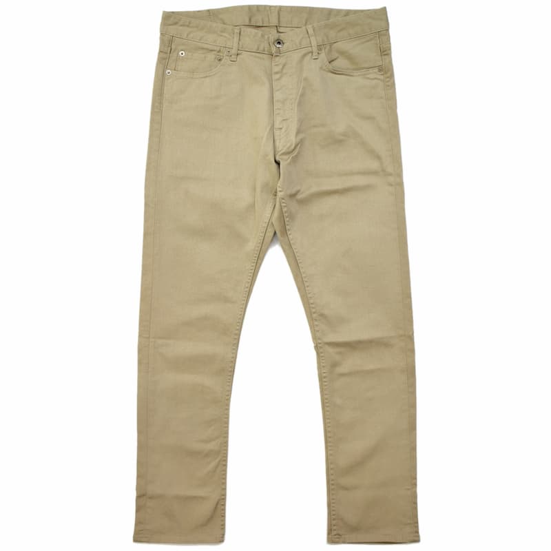 [JAPAN BLUE JEANS] J6121 5ポケット「プレップ」ストレッチチノ：BEIGE