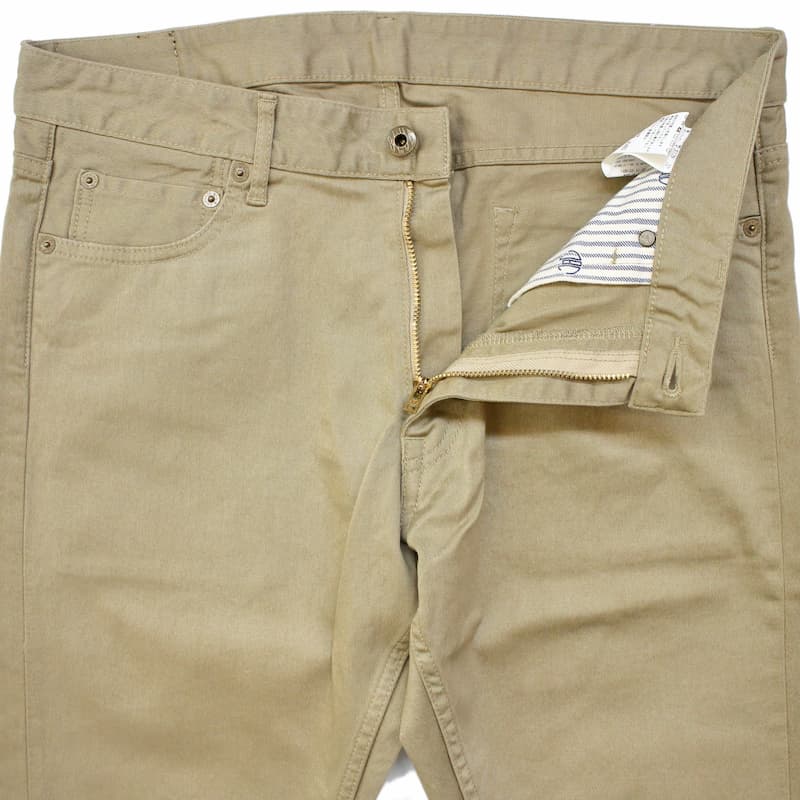 [JAPAN BLUE JEANS] J6121 5ポケット「プレップ」ストレッチチノ：BEIGE