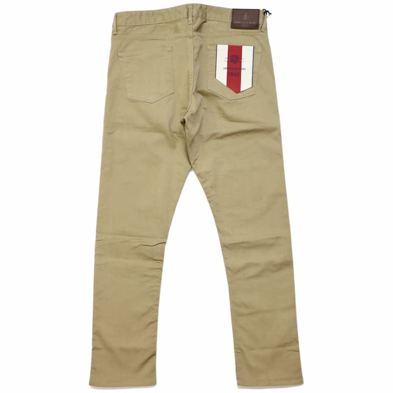 [JAPAN BLUE JEANS] J6121 5ポケット「プレップ」ストレッチチノ：BEIGE