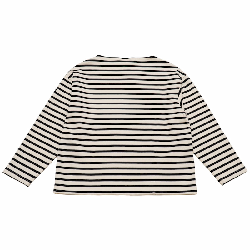 [SAINT JAMES] ルーズTシャツ20JC OUESS LOOSE｜ECRUキナリ×NOIR黒