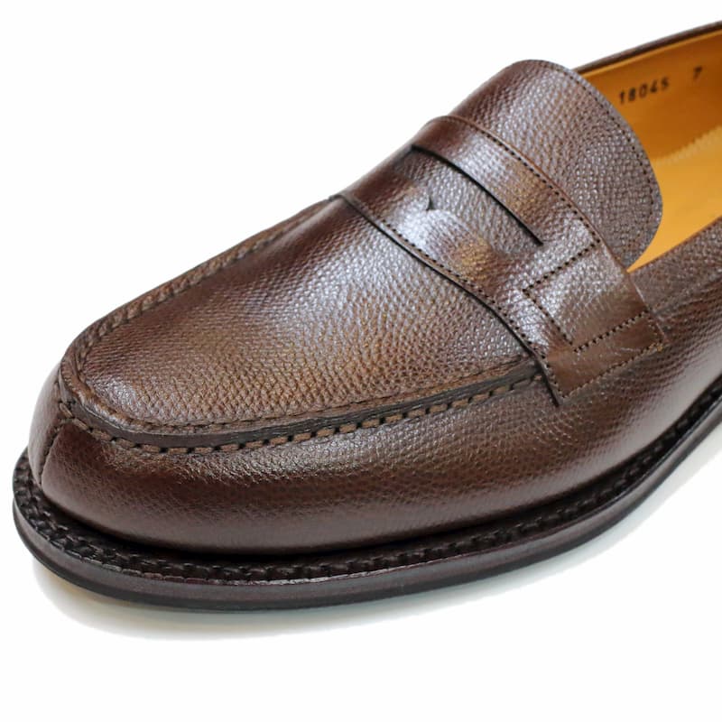 [Jalan Sriwijaya] 98589 コインローファー：KARA GRAIN CALF BROWN