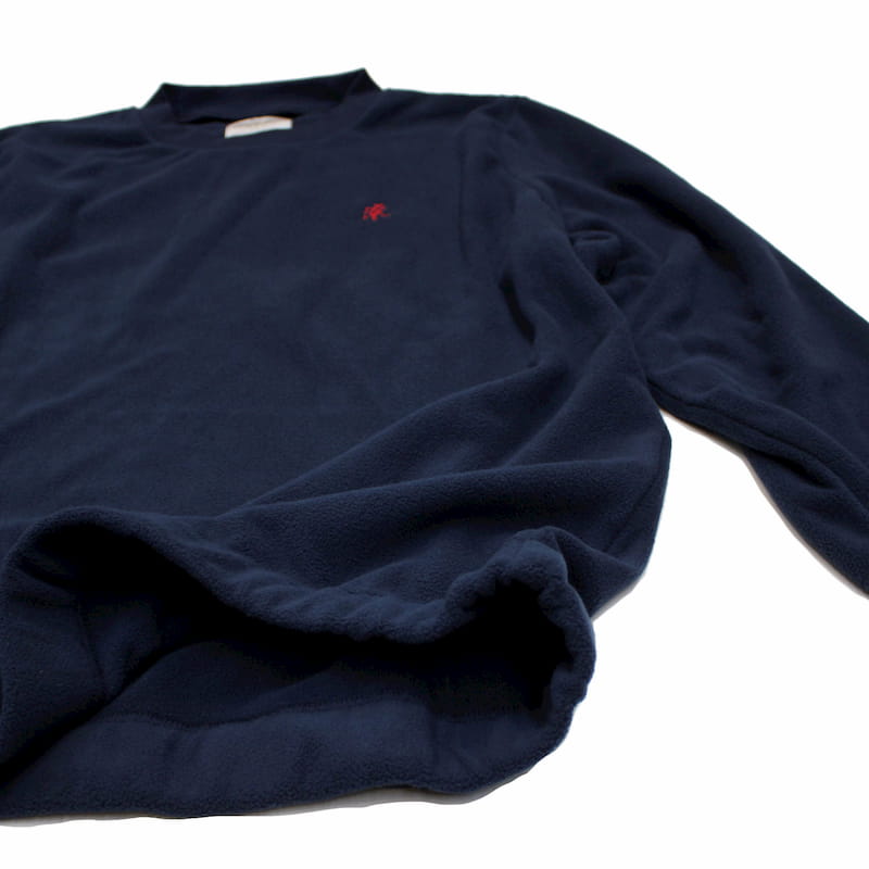 [Gramicci UNISEX] FLEECE CREW NECK SHIRTS｜GUJK-20F049 /IVORY/ NAVY/ BLACK