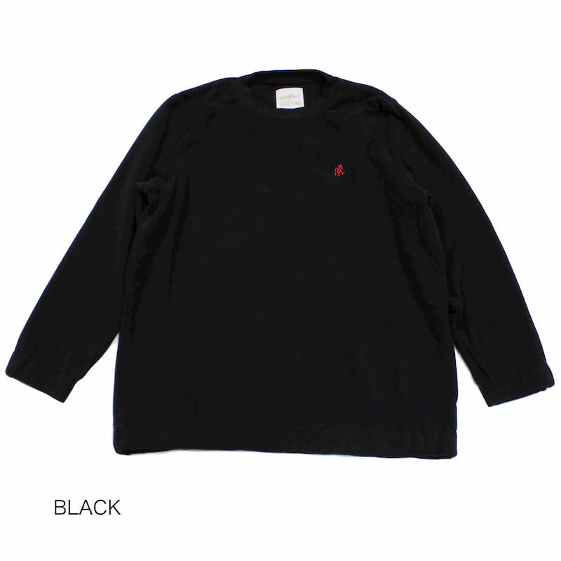 [Gramicci UNISEX] FLEECE CREW NECK SHIRTS｜GUJK-20F049 /IVORY/ NAVY/ BLACK