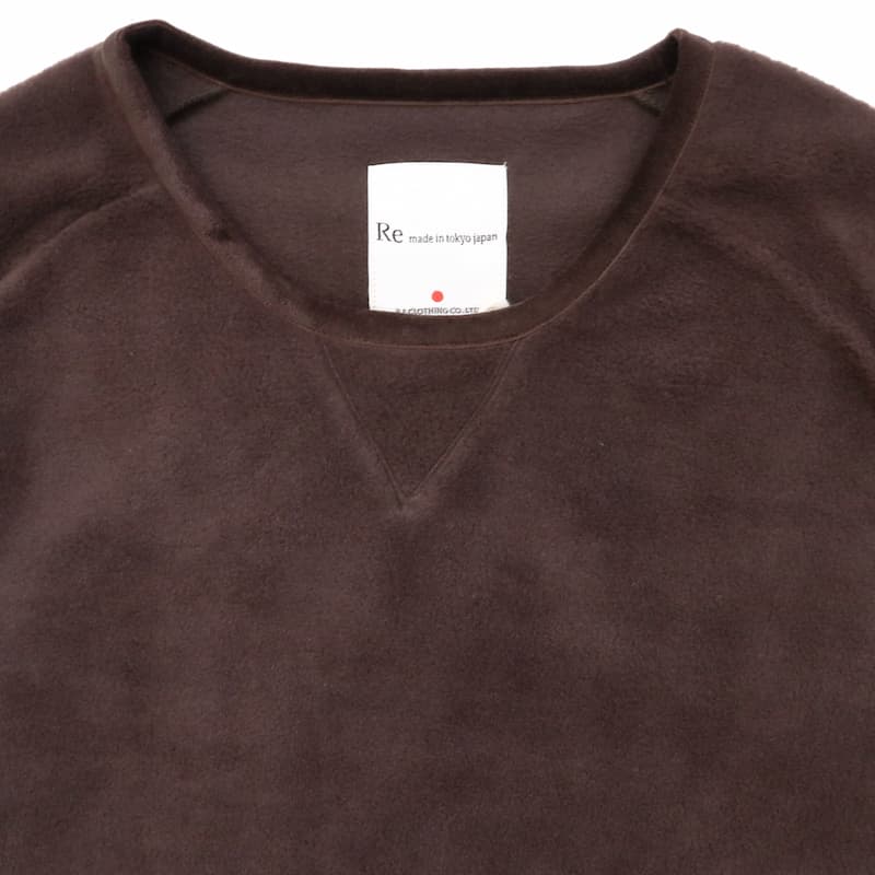 [RE clothing] ソリッドフリース プルオーバー 3918A-CT