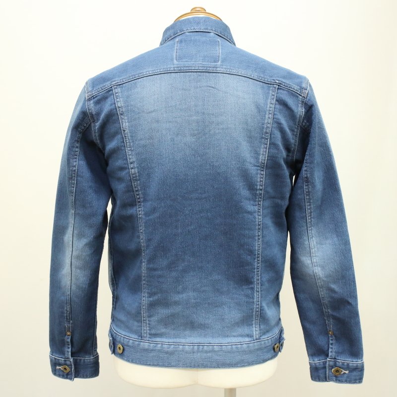 [JAPAN BLUE JEANS] J3818ME01 デニムジャケット 4th TYPE イージーニットデニム：MID