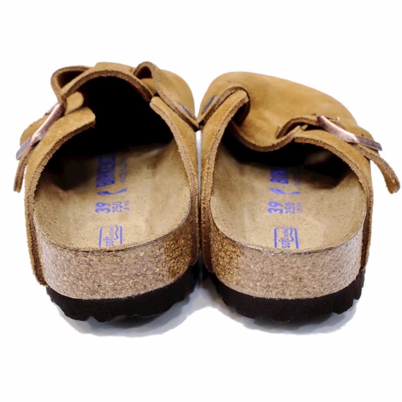 [BIRKENSTOCK] ボストン スエード ソフトフットベット：MINK