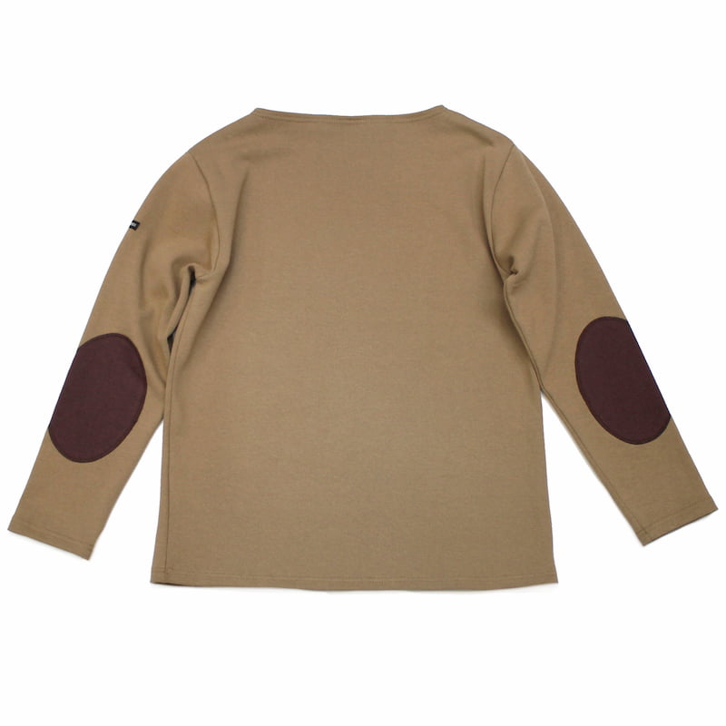 ※[SAINT JAMES] OUESSANT ELBOW PATCHウエッソンエルボーパッチ｜HAMAC(ベージュ)×CACAO(ブラウン