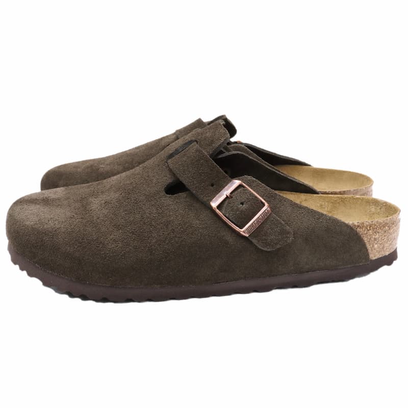 [BIRKENSTOCK] ボストン スエード ソフトフットベット：MOCHA