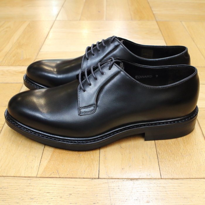 [Jalan Sriwijaya] 98651 プレーントゥ ダイナイトソール：CALF BLACK