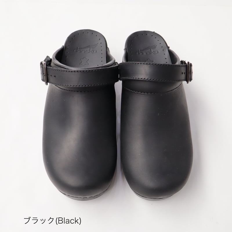 [DANSKO] INGRIDオープンヒールクロッグス｜238-780202/ブラウンAntique Brown/ブラックBlack