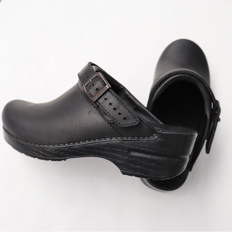 [DANSKO] INGRIDオープンヒールクロッグス｜238-780202/ブラウンAntique Brown/ブラックBlack