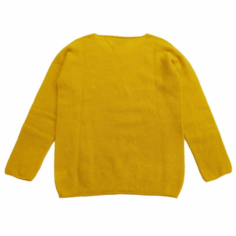 [Nor'easterly TRADITION] L/S WIDE NECK ニット｜13-001 /GORSEFLOWERイエロー