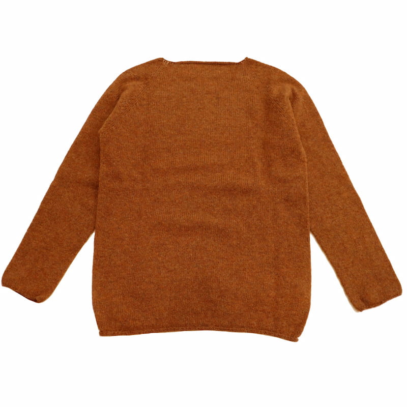 [Nor'easterly TRADITION] L/S WIDE NECK ニット｜13-001 /SIENNAライトブラウン