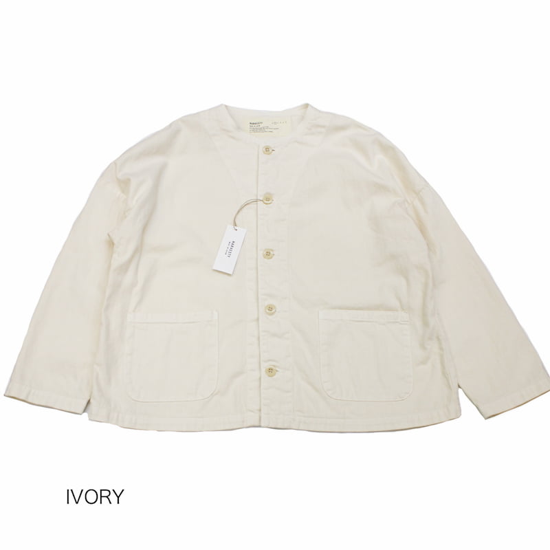 [HARVESTY] アトリエジャケット｜A31802 /IVORY /INDIGO ONE WASH