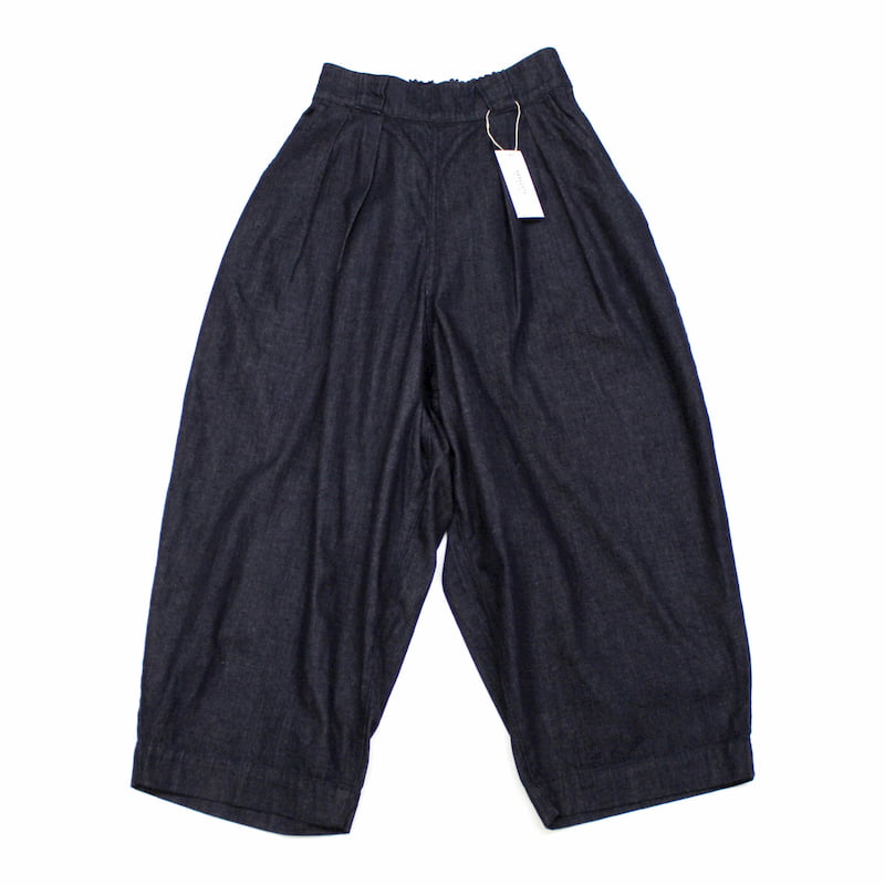 [HARVESTY]  DENIM WIDE EGG PANTS｜A21701 /ONE WASH