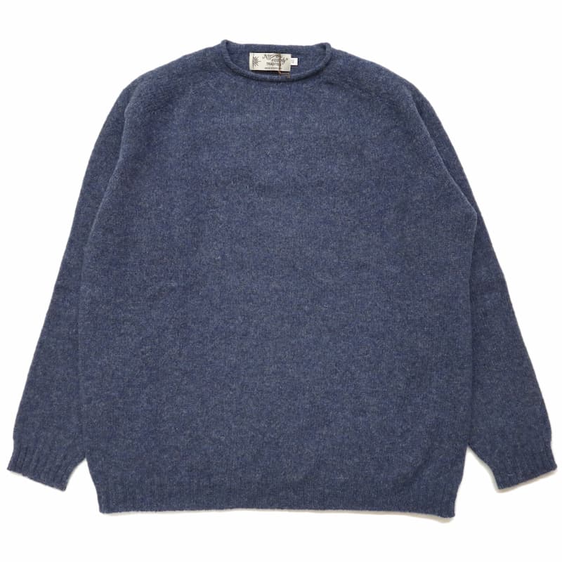 [Nor'easterly TRADITION] ROLL NECK ニット 21-002：DENIM