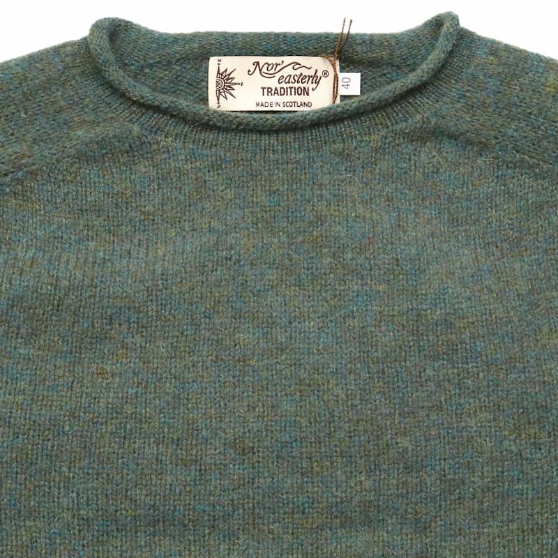 [Nor'easterly TRADITION] ROLL NECK ニット 21-002：JADE