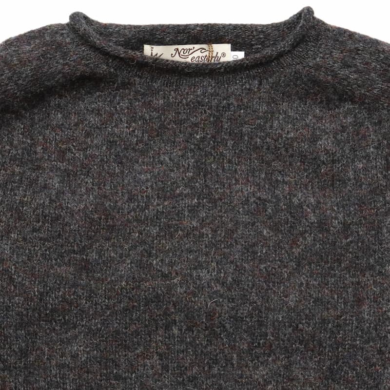 [Nor'easterly TRADITION] ROLL NECK ニット 21-002：SMOULDER