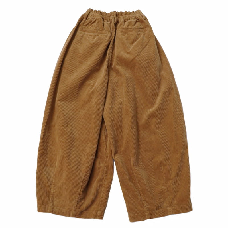 [HARVESTY] CORDUROY CIRCUS PANTSコーデュロイサーカスパンツ｜A11716 /31アイボリー/36モカブラウン