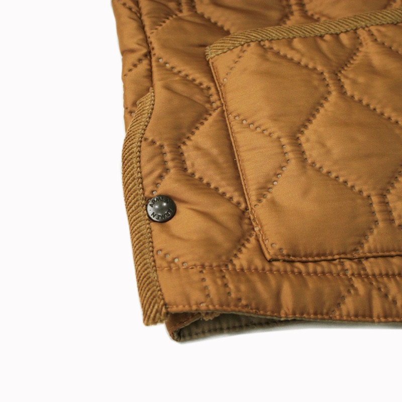 [ARMEN]Plain Polyester/Plain Polyester HEAT QUILT HORSE RIDING JACKET(8420TAN/IRAQ)｜NAM1482PP