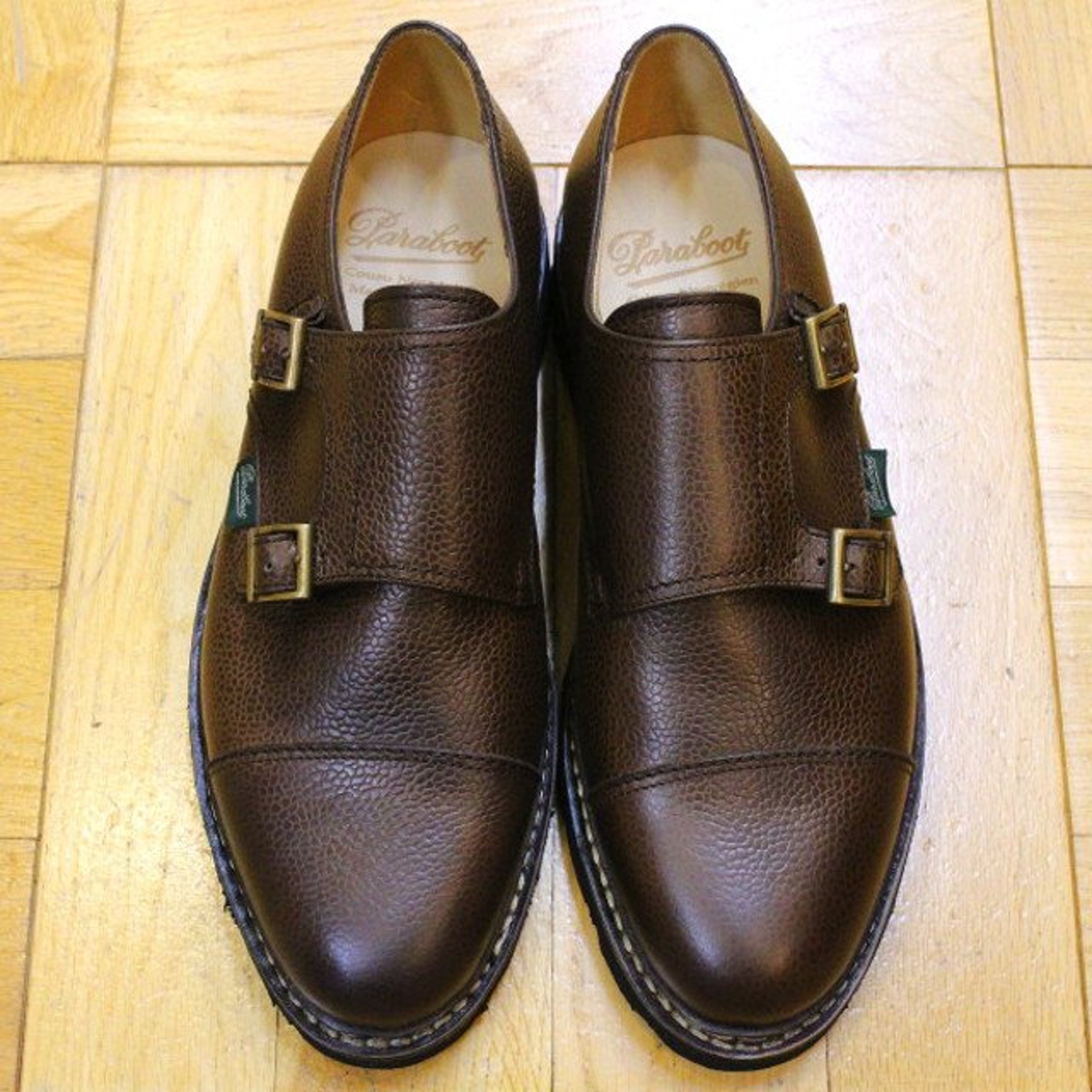 未使用Paraboot ウィリアム GRAIN EBENE(グレインブラウン)ノルヴェイジャン製法