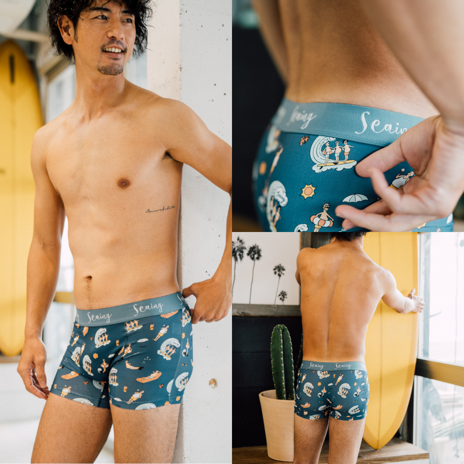 Seaing UNDERWEAR 通販｜ボクサーパンツ S3002：ENDLESS SUMMER