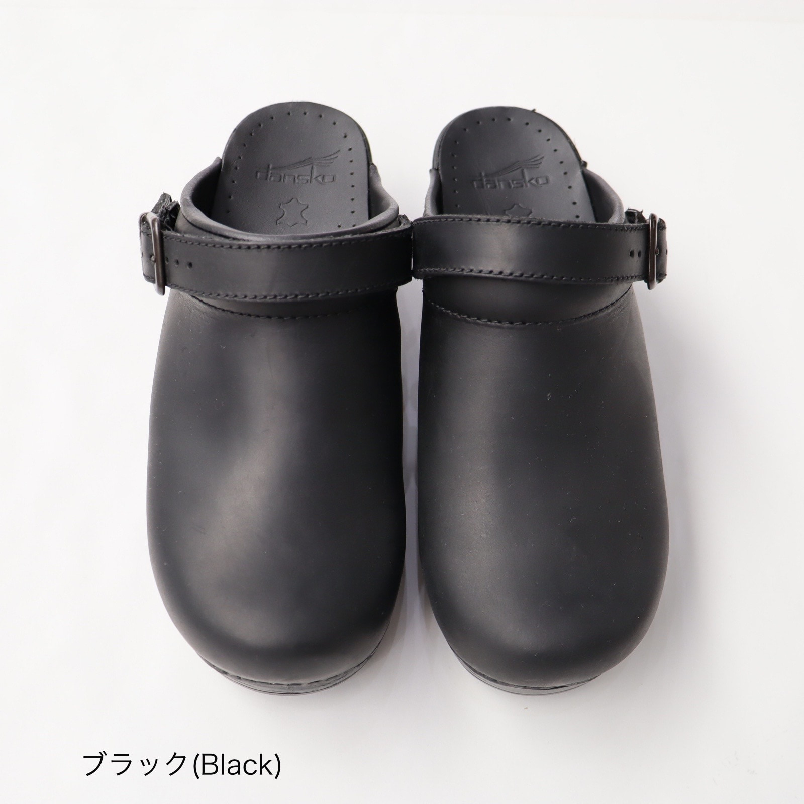 【美品】dansko(ダンスコ)イングリッド/レザークロッグサンダル/ブラック