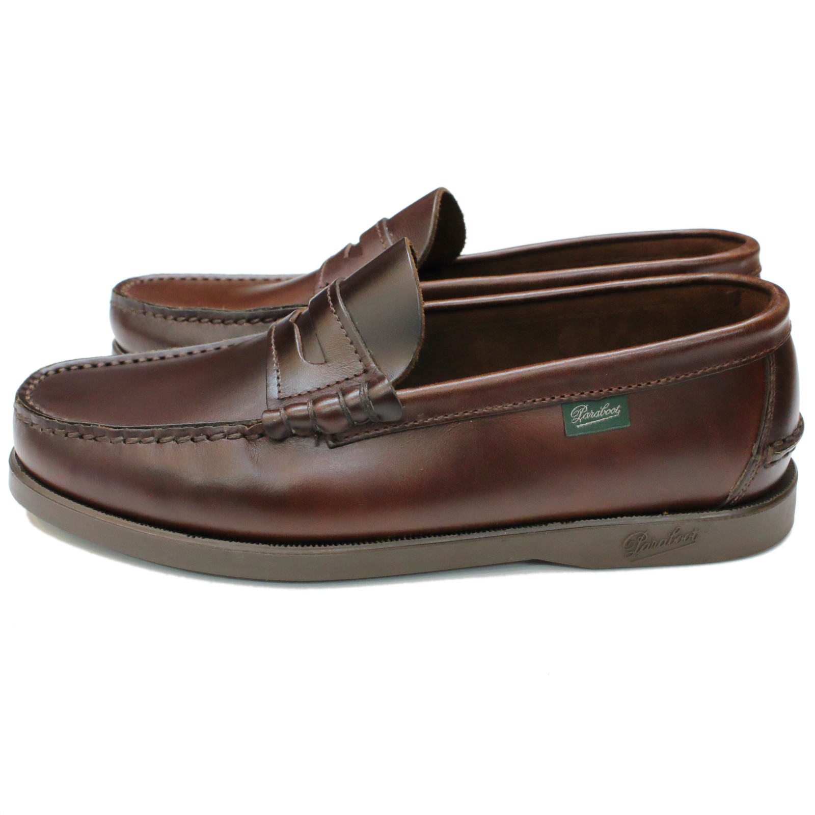 Paraboot - 美品【パラブーツ】コロー ローファー 茶 UK6.5の通販｜ラクマ
