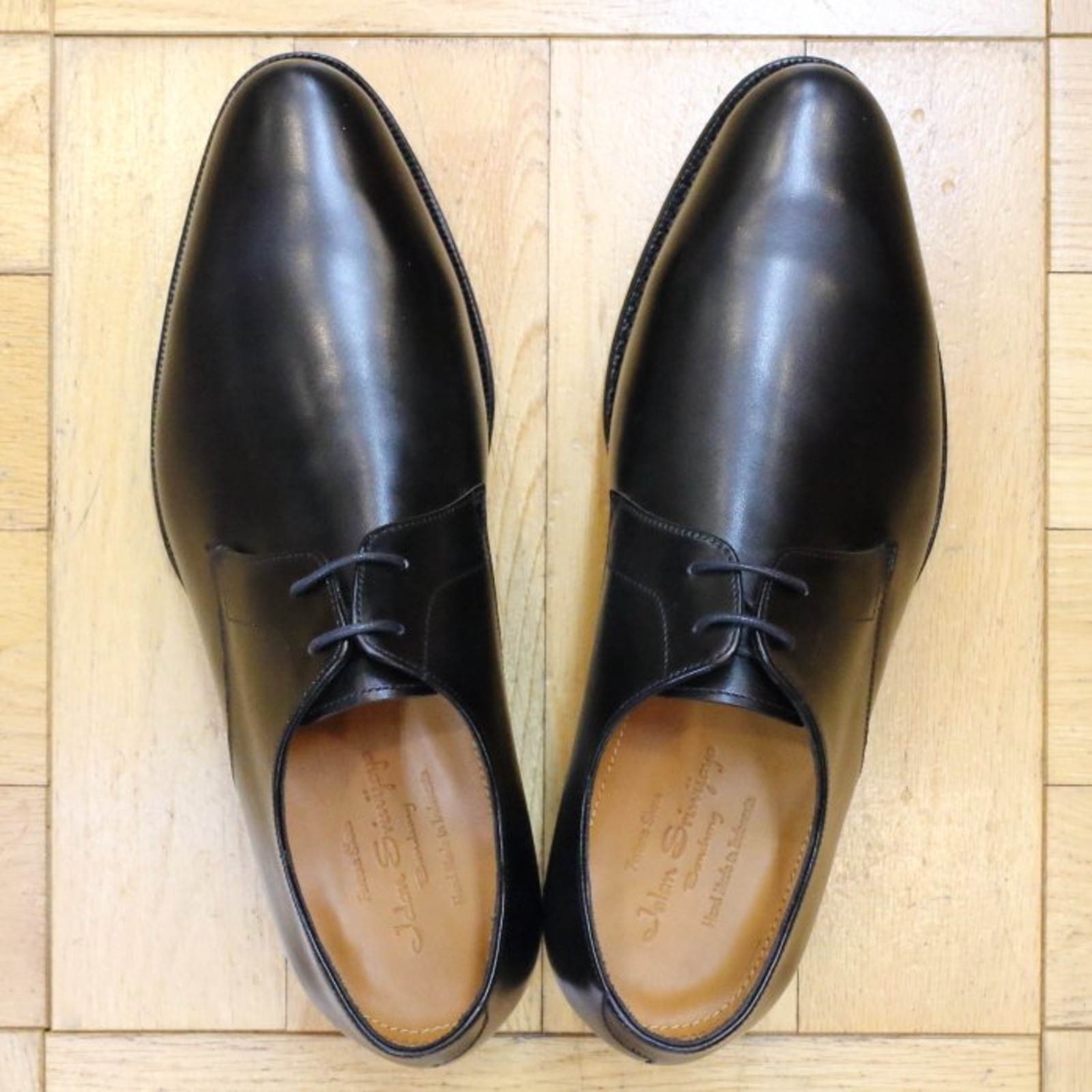 ジャランスリワヤ 革靴 通販｜98406 プレーントゥ レザーソール：CALF BLACK