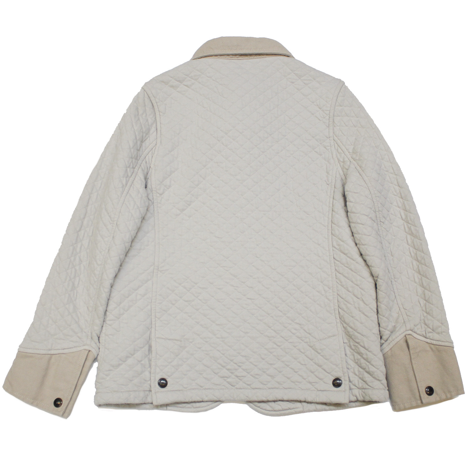 【ARMENアーメン】Cotton Quilt Shirts Collar JKT｜NAM0202B /9190ライトグレー｜Bless