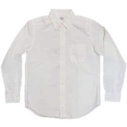 [orSlow] ボタンダウンシャツ#01-8012：CHAMBRAY WHITEイメージ