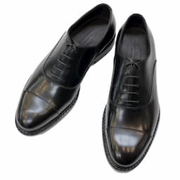 [Jalan Sriwijaya] 98651 プレーントゥ ダイナイトソール：CALF BLACK