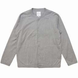 [RE clothing] スビンゴールドニットカーディガン：TOP GREYイメージ