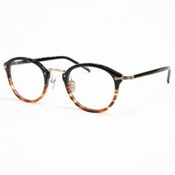 [kearny] ミルトン milton(clear lens)：BLACK×BROWNイメージ