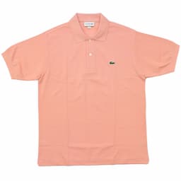 [LACOSTE MENS] ポロシャツ L1212 半袖 無地：5MM=CORALイメージ