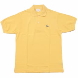 [LACOSTE MENS] ポロシャツ L1212 半袖 無地：Z0A=YELLOWイメージ