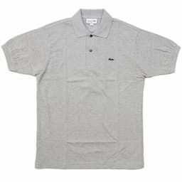 [LACOSTE MENS] ポロシャツ L1264 半袖 杢調：CCA=LIGHT GREYイメージ