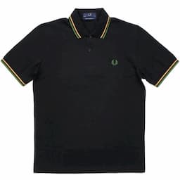 [FRED PERRY] ツインティップ フレッドペリーシャツ（ポロ）M12：K27=BK/NCT/COLイメージ