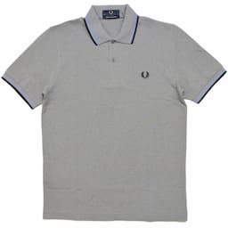 [FRED PERRY] ツインティップ フレッドペリーシャツ（ポロ）M12：K28=GY/LAV/BKイメージ