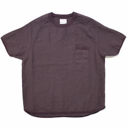 [RE clothing] フレンチリネン Tシャツ：BURGUNDYイメージ