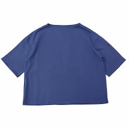 [SAINT JAMES] 20JC TEE LOOSE U五分袖ドロップショルダー｜VOYAGEスモーキーブルーイメージ