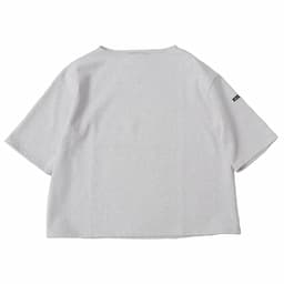 [SAINT JAMES] 20JC TEE LOOSE U五分袖ドロップショルダー｜GRISCLAIR霜降りペールグレーイメージ