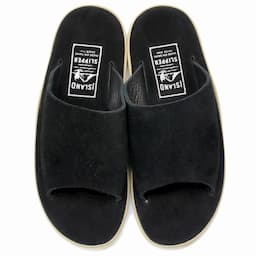 [ISLAND SLIPPER] PT705BHR シャワーサンダル スエード：BLACK SUEDEイメージ