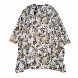 [mizuiro ind]flower print henry neck wide OP(30sax)｜3-259393イメージ