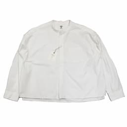 [D.M.G.] コットンタイプライタースタンドカラーシャツ｜16-0405X(318ホワイト)イメージ