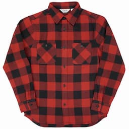 [FIVE BROTHER] ヘビーフランネル ワークシャツ：BUFFARO RED（バッファローレッド）イメージ
