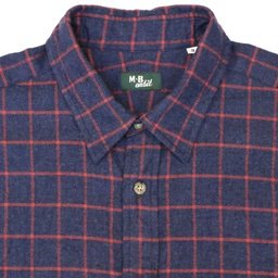 [MB orbit] レギュラーカラーシャツ (REGULAR FIT)：NEL CHECK NAVYイメージ
