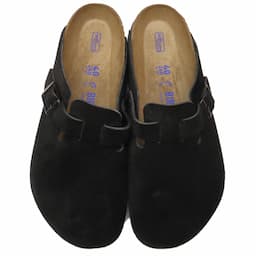 [BIRKENSTOCK] ボストン スエード ソフトフットベット：BLACKイメージ